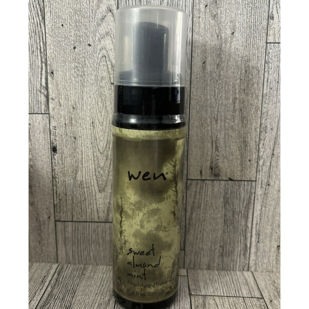 Wen by Chaz Dean Sweet Almond Mint Nourishing Mousse 7.5 Oz. Sealed New‎